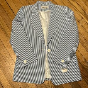 Vintage Pinstriped Blazer